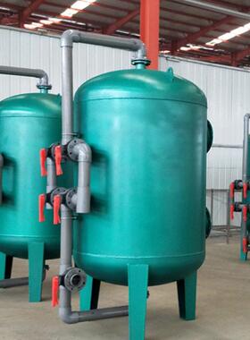 大棚园林自动反冲洗过滤碳钢多介质过滤器污水处理过滤设备