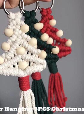 Christmas Tree Macrame Kit Wall Hangings Woven Ornaments