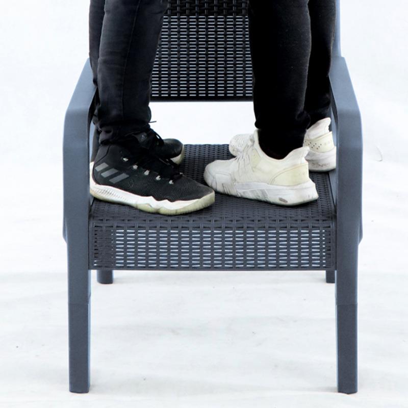 外沙发藤椅套简件庭院休闲约沙发茶几组仿4780合套装户室外编藤藤 - 图2