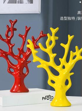 客厅摆件轻奢高级感2025新款家居电视酒柜装饰品房客厅招财风水发