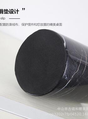 北客欧轻奢金属大理摆件板房厅电视柜家居软装B226样石摆设极简