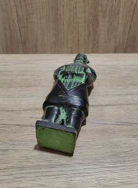 仿古纯铜兵马俑站佣西安秦始皇兵马俑秦俑青铜器摆件收藏工艺品