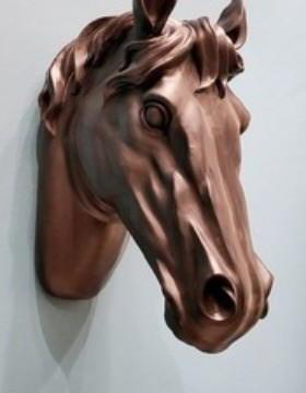 马头KACS装壁饰墙上壁挂式欧客厅墙饰玄关动物创意TV饰挂件酒吧