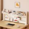 Desktop hole board full iron bookshelf children's study table storage dormitory office computer table multi-layer storage rack