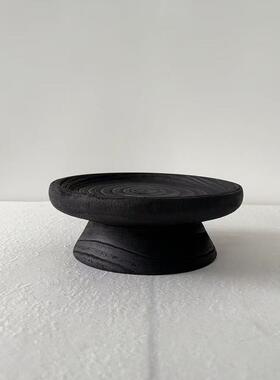 实木香墩子碳化薰蜡宿烛几台民边几茶几摆jh-070件原木矮凳角民宿