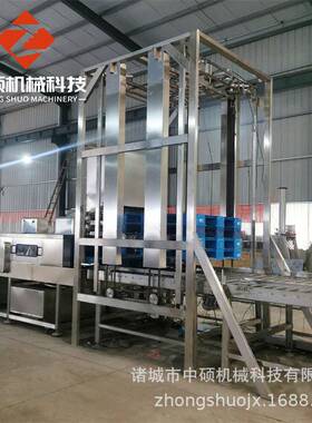 全自动油污盘清洗机塑料托盘清洗机自动拆码垛设备
