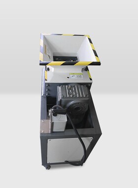 可移动小型双轴粉碎机废旧厨余易拉撕碎机塑料木材撕碎机箱南京