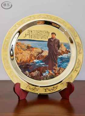 毛主席雕像装饰板毛爷爷头像办公室装饰品乔迁礼物礼盒