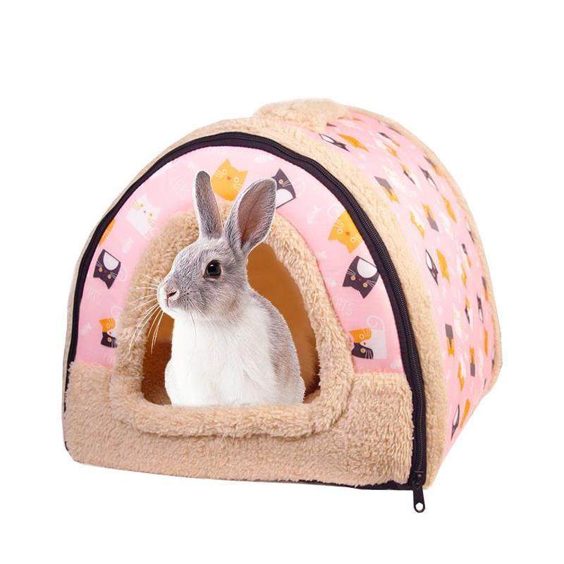 兔子专用棉窝过冬天防寒冷神器保暖宠物小侏儒兔龙猫的躲避窝房子,淘宝优惠券,粉丝福利购,淘宝优惠卷