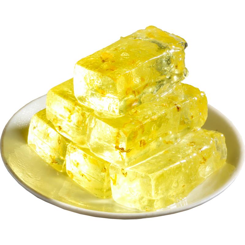 水晶糕桂林特产小吃零食桂花冰晶冻糕柳氏软糖休闲食品官方旗舰店 - 图3