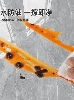 橱柜防水防潮贴纸加厚大理石厨房防油翻新墙纸灶台面防火贴膜壁纸
