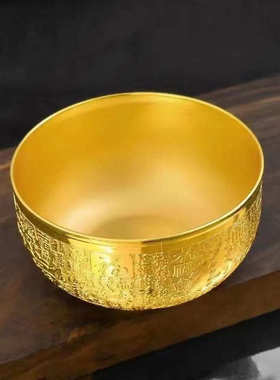 正宗勺子筷三件套百金碗套装节日婚庆勺用品.沙金越南子金筷福金