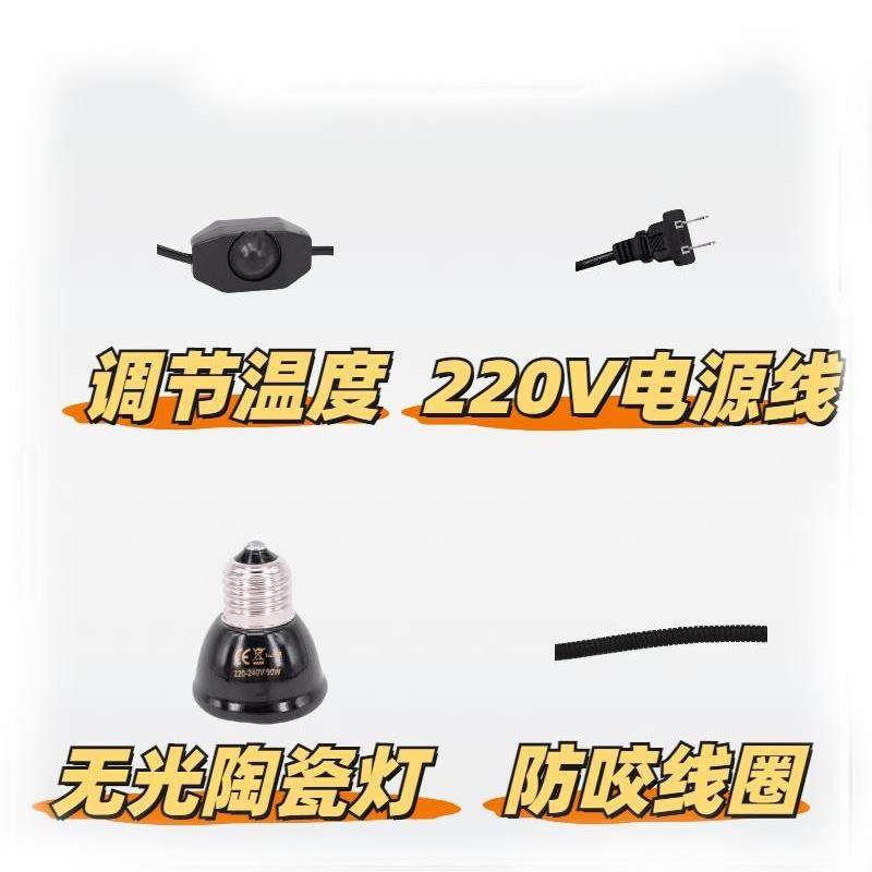 鹦鹉保温加热灯宠物恒温过冬取暖器幼鸟爬宠专用防烫加温陶瓷灯罩,淘宝优惠券,粉丝福利购,淘宝优惠卷