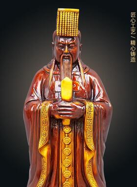 大号黄帝炎帝铜像神农氏炎帝像定做铜像轩辕黄帝炎黄老祖人物铜雕