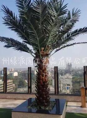 大型商城超市装饰热带景观仿真椰子树 假椰子树 绿化人造椰子树