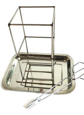 表文架底座 道用品烧表筒架架子夹托盘铁架三件套法器出售