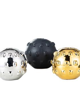 现代极简主义样板房家庭客厅餐桌工艺品装饰品斯堪的纳维亚创意球