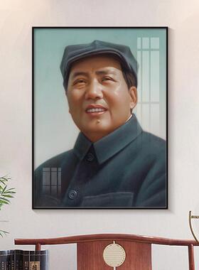 毛挂画像席客厅东像墙画中堂挂相装饰画挂件像贴摆件住宅墙面画