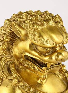 厂铜狮礼子北一对京狮家宫门狮无底248宫门狮家居工艺品品