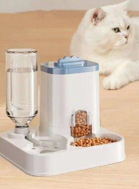 Large Capacity 2 in 1 Cat Food Dispenser Detachable with