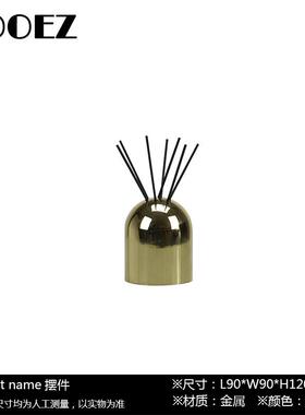 意式极简现代轻奢风金属摆件售楼部酒柜玄关电视柜树脂家居装饰品