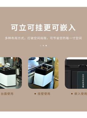 商用咖啡粉碗清洁器吧台咖啡粉渣桶咖啡手柄电动清洁器