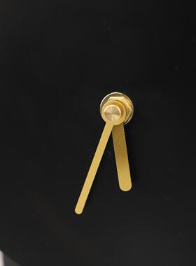 现简约黑色立体台钟金代属摆件厅卧室玄客电视柜1024样关板房家居