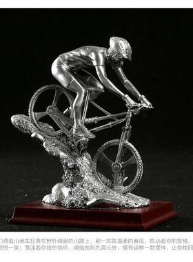 山地自行车摆件家居电视柜台摆件模型办公室装饰品树脂创意工艺品