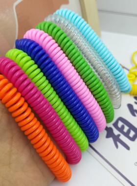 电话线钥匙扣EVA钥匙链钥匙扣