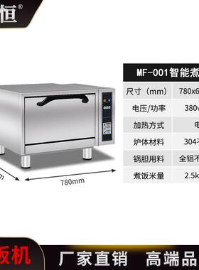用劲恒煮饭机智能煮饭机焖饭烤饭684机电蒸箱单层商层双三机层蒸