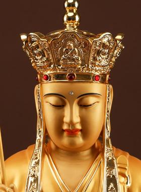 娑婆三圣释迦牟尼佛地藏王观音菩萨佛像大日如来佛祖阿弥陀佛铜像