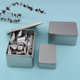 Thickened tin mouth box frosted rectangular large metal storage box tea jar gift wedding candy packaging box