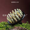 Horn comb manufacturer direct sales ring noble horn massage scalp comb household female sandalwood natural head meridian disc