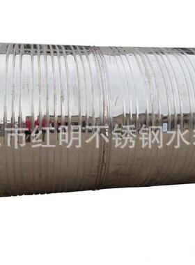 圆形空气能水箱聚氨酯不锈钢水箱太阳能保温水箱管路