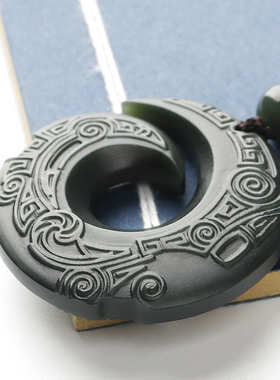 吊坠男女平安和田玉坠扣直播财运批发玉佩吊青玉源地货轮回