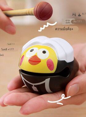 办公室迷你木鱼解压玩具可爱学生