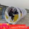 Internet celebrity spinning bicycle fountain unpowered foot-operated water spray amusement facility colorful luminous bicycle in scenic area