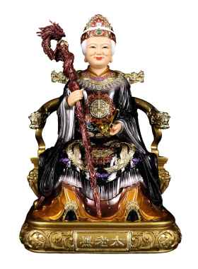 高档黑老太太神像黑妈黑老太树佛像妈用客厅祝福人物脂桌面精家致