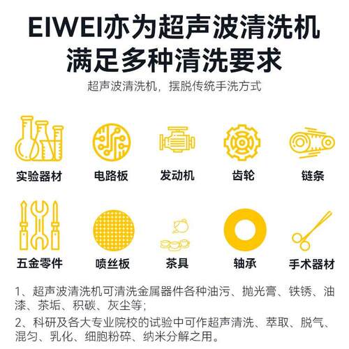 6升CD-B6汽摩配五金零件除油防锈工业单槽超声波清洗机 - 图2