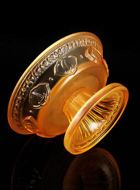 供盘八吉祥琉璃莲花家用大号寺庙果碟祠堂贡品供盘神台观音前贡盘