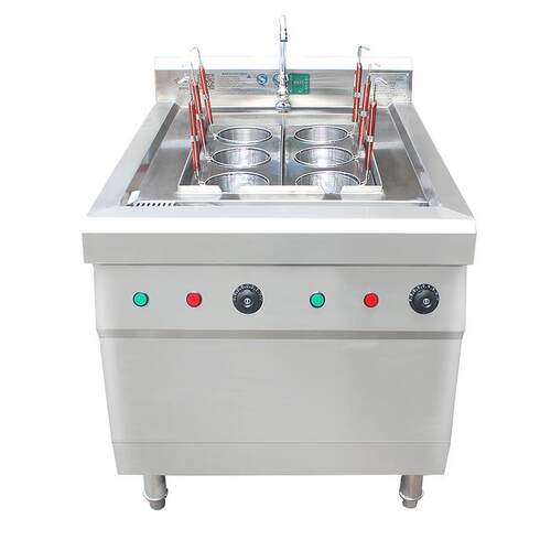 商用煮面炉220/380V双槽六头米粉饺子餐饮不锈钢厨房设备电煮炉 - 图3