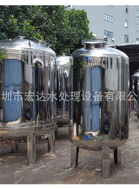 厂家定制不锈钢树脂 锰砂过滤 农村饮用水除砂过滤立式