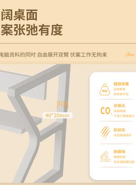 A9L双人电脑桌台式家用学生书桌出租屋办公桌子卧室学习白色写字