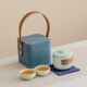 ຜູ້ຜະລິດຊຸດຊາການເດີນທາງ ceramic matte ກັບຫນຶ່ງຫມໍ້ແລະສີ່ຈອກທຸລະກິດຫ້ອງການຊທີ່ແທ້ຈິງຂອງປະທານແຫ່ງການພິມໂລໂກ້