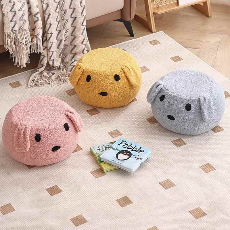 卡通小凳子家用儿童凳简约椅子茶几矮凳客厅沙发凳小圆凳动物坐凳 - 图1