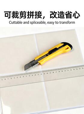 四宫格北欧3D自粘墙贴厨房化妆室墙面装饰贴纸彩色硬板防水防潮