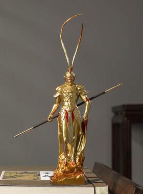 全铜孙悟空齐天大圣铜工艺礼品摆饰猴子摆件书房茶室电脑桌面朋友