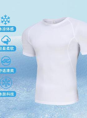 Men's fitness short sleeved tight fitting sportswear,