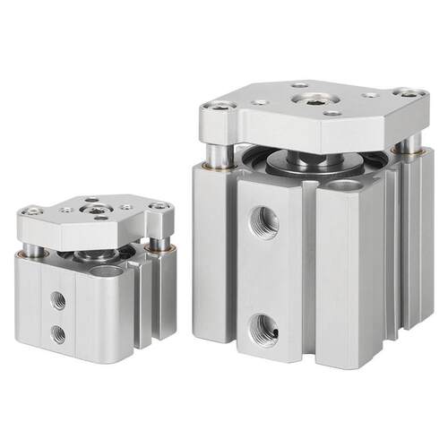 TACQ三轴三杆薄型气缸带导杆小型气动20/25/32/40/50*63-80/100 - 图3