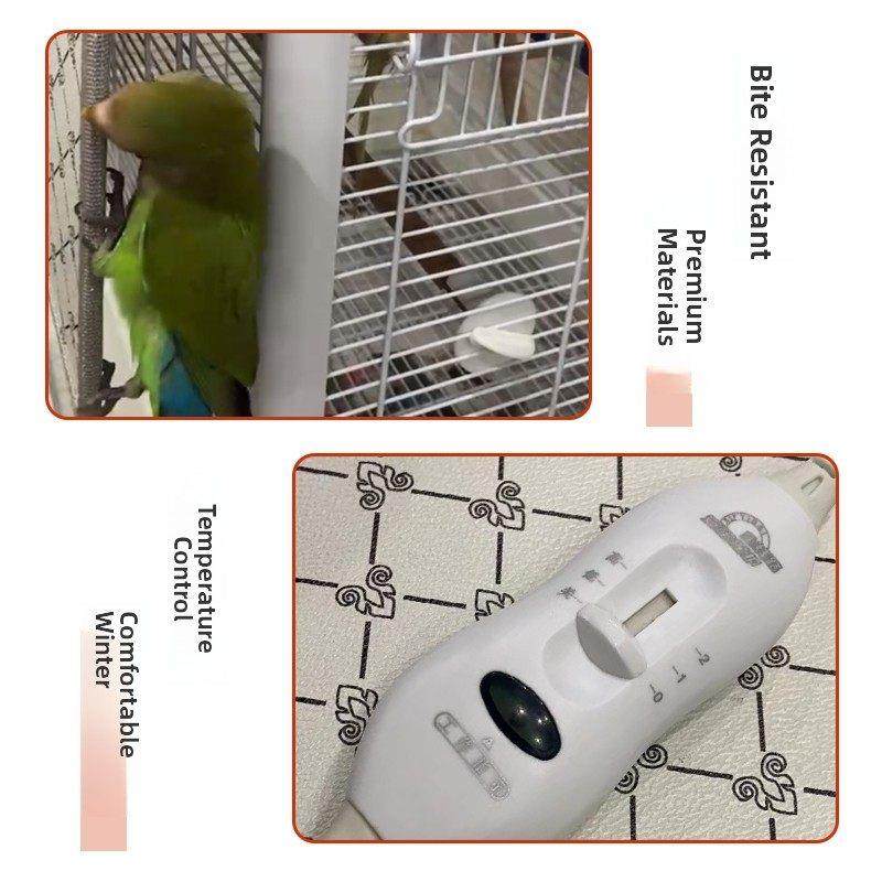鹦鹉过冬神器冬天保温灯取暖鸟笼冬季恒温垫保暖电热毯加热毯,淘宝优惠券,粉丝福利购,淘宝优惠卷